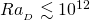 {Ra__D} \lesssim 10^{12}